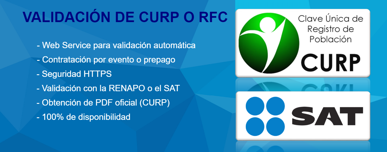 CURP RFC Web Service